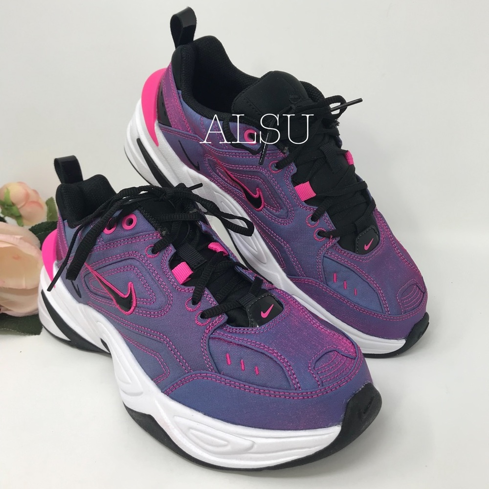 Nike M2K Tekno Laser Fuchsia Purple W AUTHENTIC - Picture 10 of 11